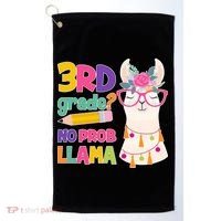 4th Grade? No Prob Llama Golf Towel thumb 0