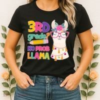 4th Grade? No Prob Llama Women's T-Shirt thumb 2