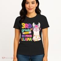 4th Grade? No Prob Llama Women's T-Shirt thumb 4