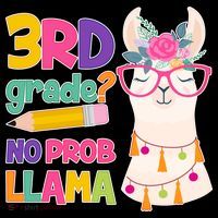 4th Grade? No Prob Llama Women's T-Shirt thumb 6
