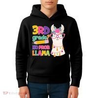 4th Grade? No Prob Llama Kids Hoodie thumb 4
