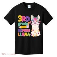 4th Grade? No Prob Llama Kids T-Shirt thumb 0