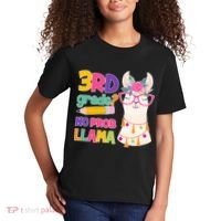4th Grade? No Prob Llama Kids T-Shirt thumb 2