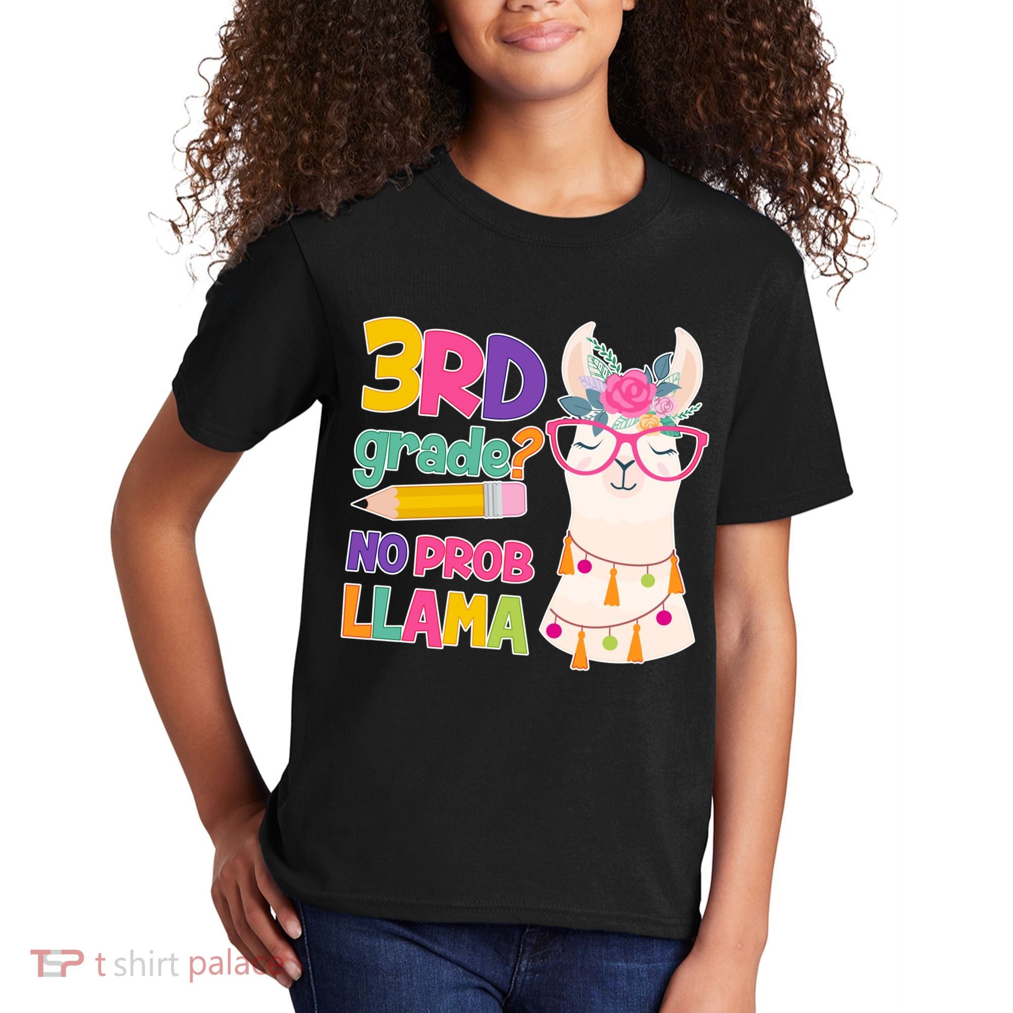 4th Grade? No Prob Llama Kids T-Shirt