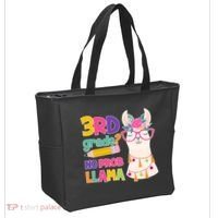 4th Grade? No Prob Llama Tote Bag thumb 2