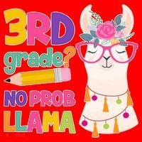 4th Grade? No Prob Llama Santa Hat thumb 1
