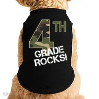4th Grade Rocks Camo Doggie Tank thumb 0