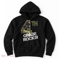 4th Grade Rocks Camo Hoodie thumb 0