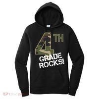 4th Grade Rocks Camo Women's Hoodie thumb 0