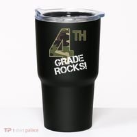 4th Grade Rocks Camo Tumbler thumb 0
