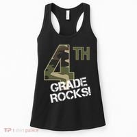 4th Grade Rocks Camo Women's Tank Top thumb 0
