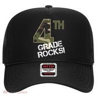 4th Grade Rocks Camo Hat thumb 0