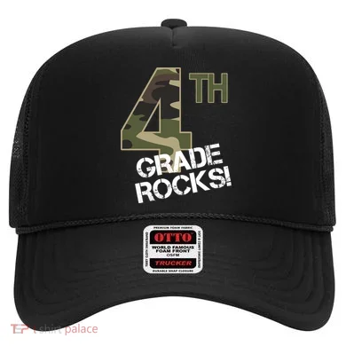 4th Grade Rocks Camo Hat