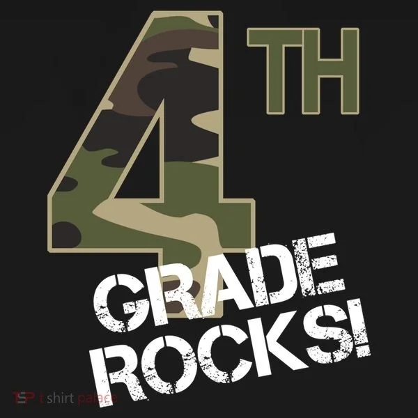 4th Grade Rocks Camo Toddler Hoodie