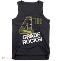 4th Grade Rocks Camo Tank Top thumb 0