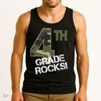 4th Grade Rocks Camo Tank Top thumb 3