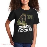 4th Grade Rocks Camo Kids T-Shirt thumb 2