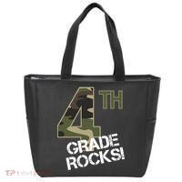 4th Grade Rocks Camo Tote Bag thumb 0