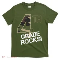 4th Grade Rocks Camo T-Shirt thumb 0
