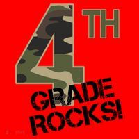 4th Grade Rocks Camo Santa Hat thumb 1
