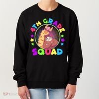 4th Grade Squad Llama Sloth Women's Sweatshirt thumb 0