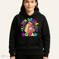 4th Grade Squad Llama Sloth Hoodie thumb 5