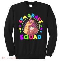 4th Grade Squad Llama Sloth Sweatshirt thumb 0
