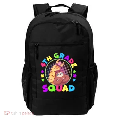 4th Grade Squad Llama Sloth Backpack