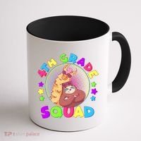 4th Grade Squad Llama Sloth Coffee Mug thumb 1