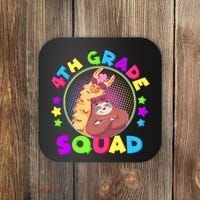 4th Grade Squad Llama Sloth Coaster thumb 0
