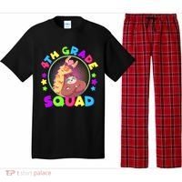 4th Grade Squad Llama Sloth Pajama Set thumb 0