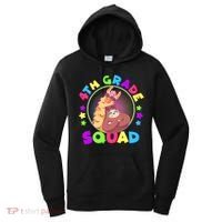 4th Grade Squad Llama Sloth Women's Hoodie thumb 0
