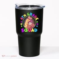 4th Grade Squad Llama Sloth Tumbler thumb 0