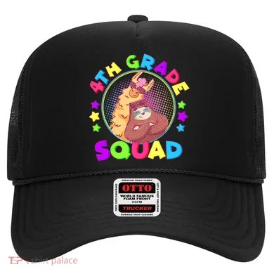 4th Grade Squad Llama Sloth Hat