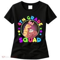 4th Grade Squad Llama Sloth Women's T-Shirt thumb 0