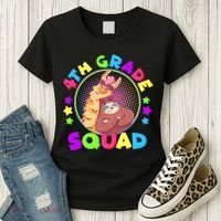 4th Grade Squad Llama Sloth Women's T-Shirt thumb 3