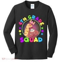 4th Grade Squad Llama Sloth Kids Long Sleeve Shirt thumb 0