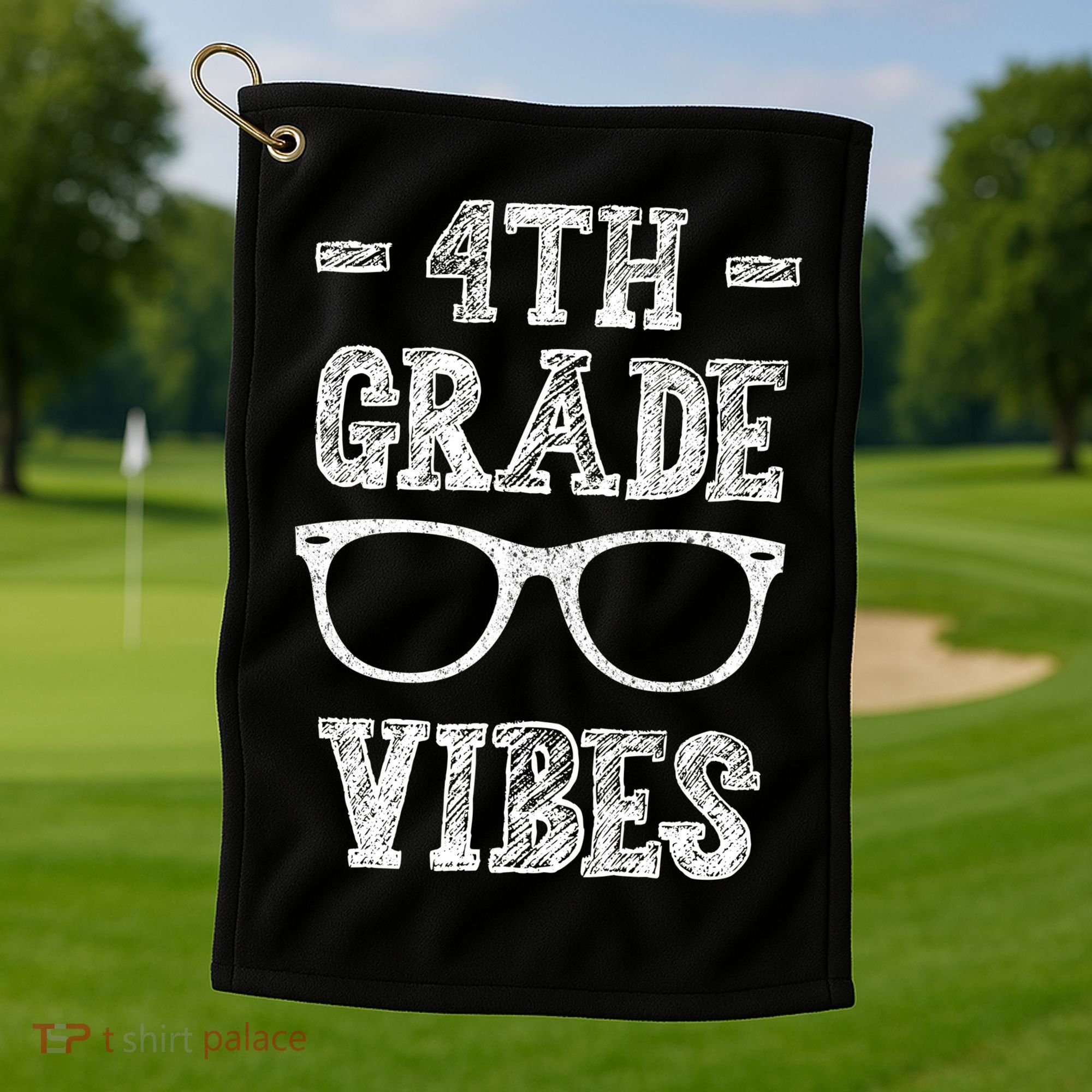 4th Grade Vibes Golf Towel