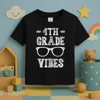 4th Grade Vibes Toddler T-Shirt thumb 3