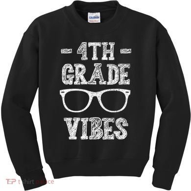 4th Grade Vibes Kids Sweatshirt