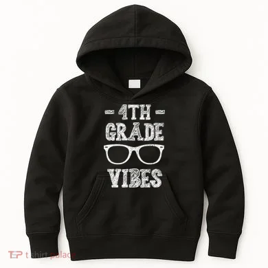 4th Grade Vibes Kids Hoodie