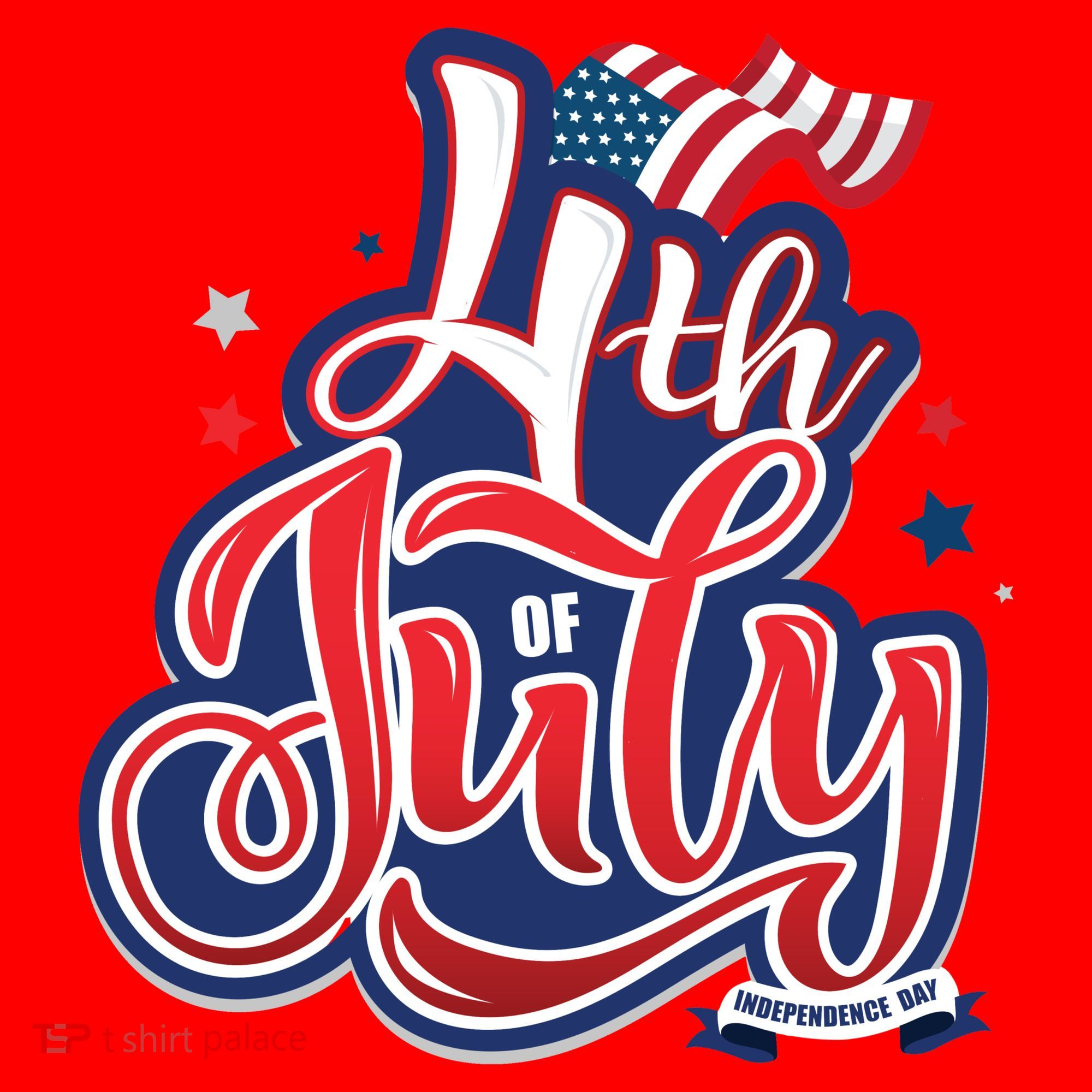 4th of July Celebrate USA Independence Day Santa Hat