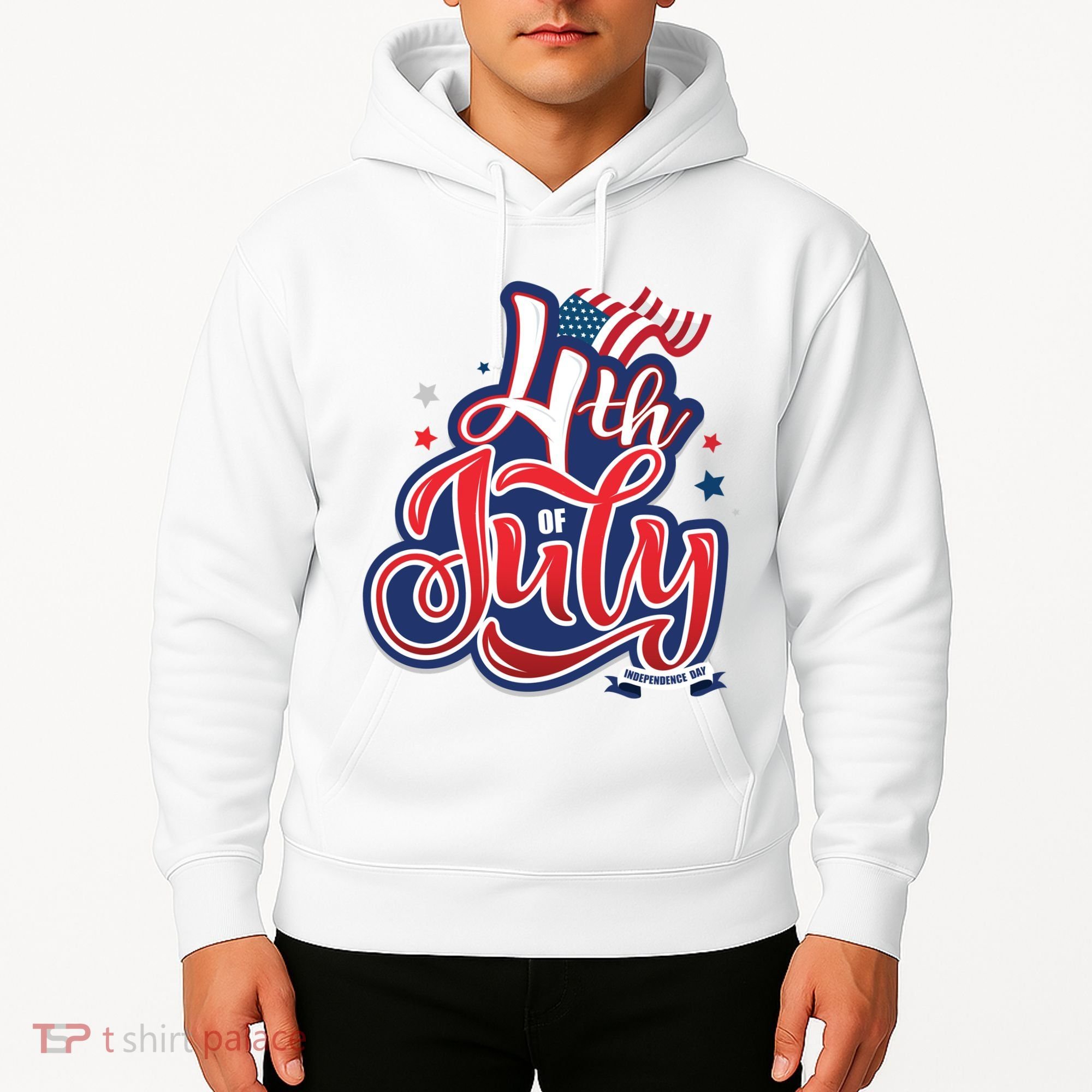 4th of July Celebrate USA Independence Day Hoodie