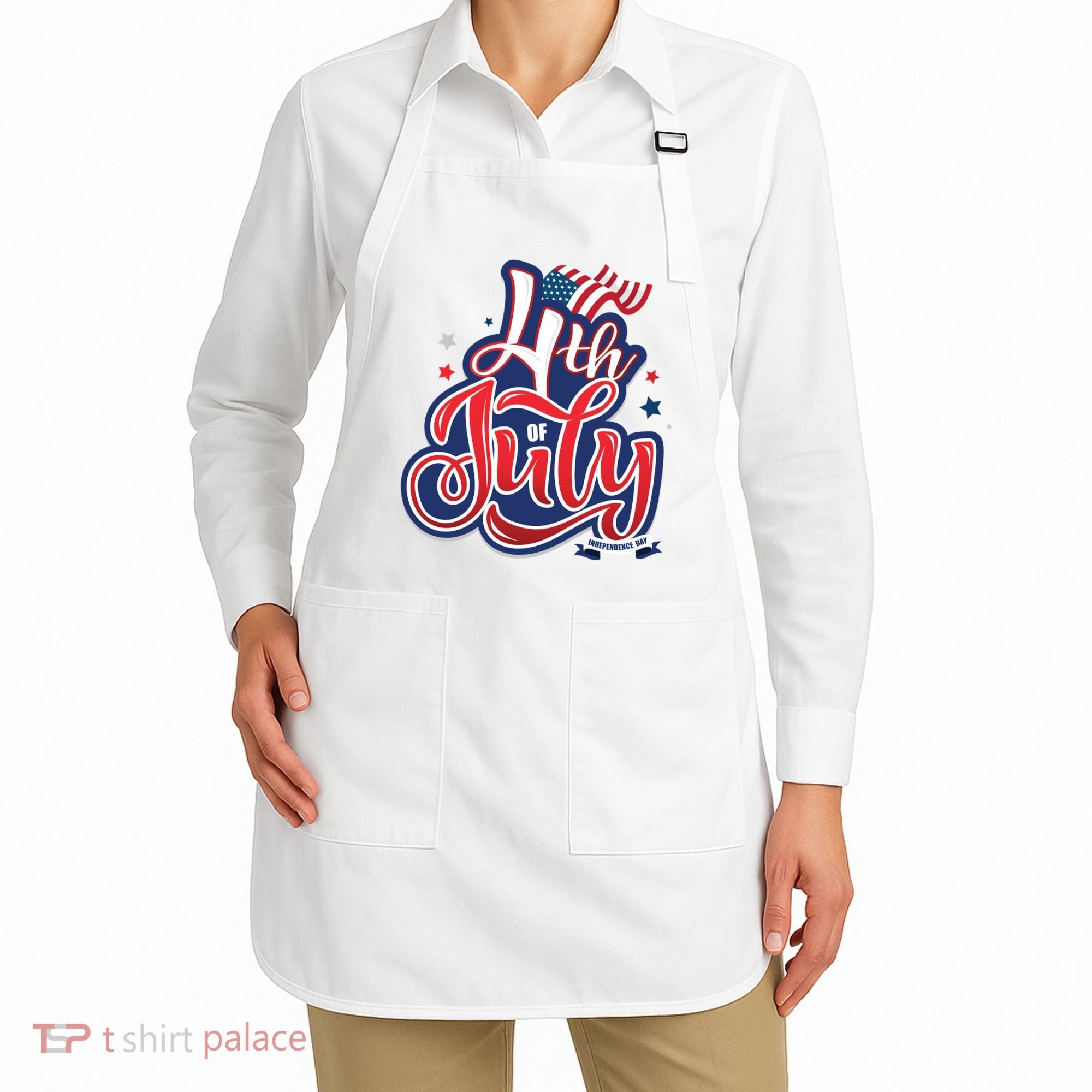 4th of July Celebrate USA Independence Day Apron