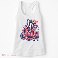 4th of July Celebrate USA Independence Day Women's Tank Top thumb 0