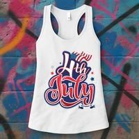 4th of July Celebrate USA Independence Day Women's Tank Top thumb 3