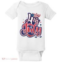 4th of July Celebrate USA Independence Day Baby Bodysuit thumb 0