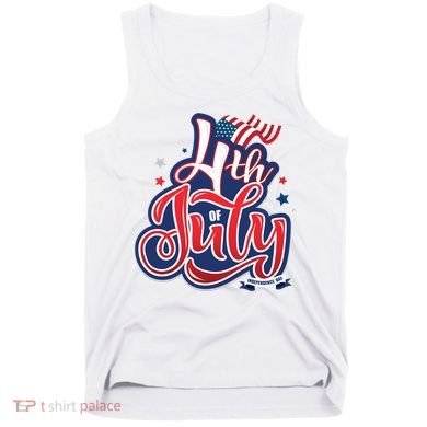 4th of July Celebrate USA Independence Day Tank Top
