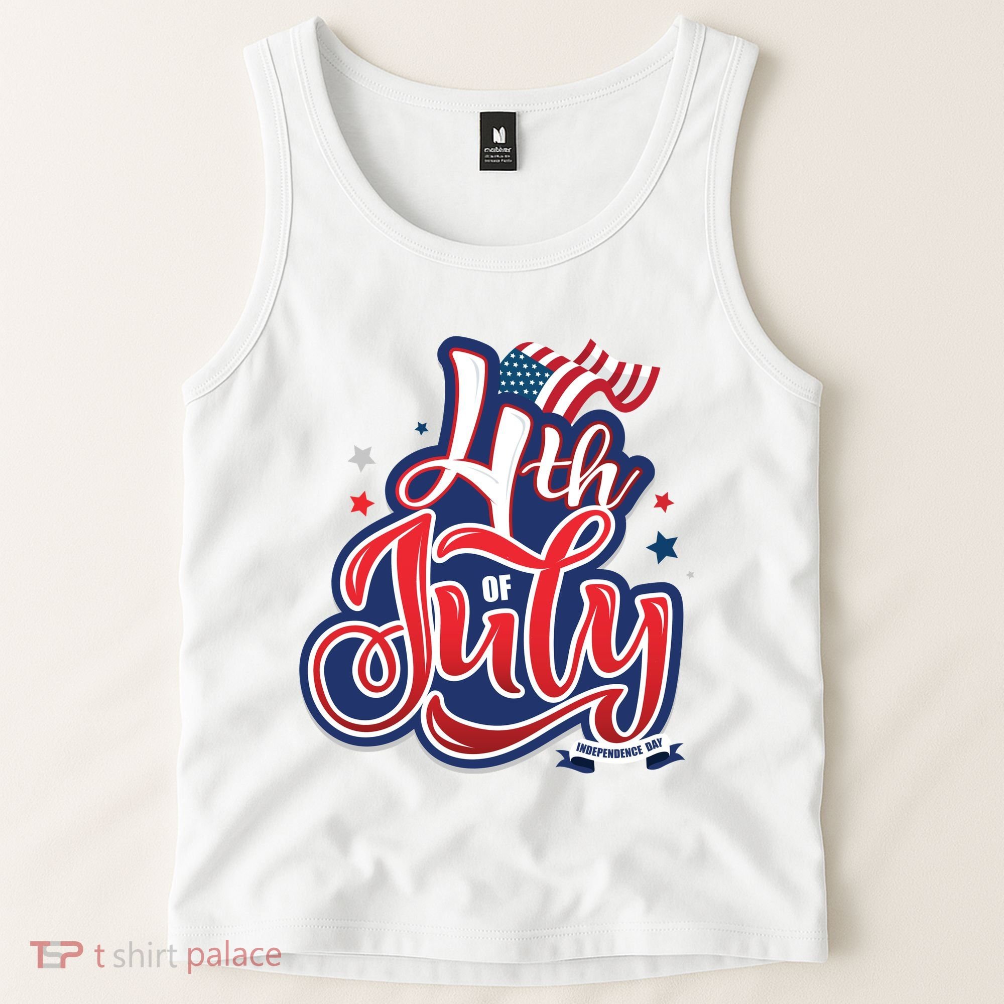 4th of July Celebrate USA Independence Day Tank Top