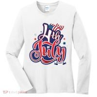 4th of July Celebrate USA Independence Day Women's Long Sleeve Shirt thumb 0
